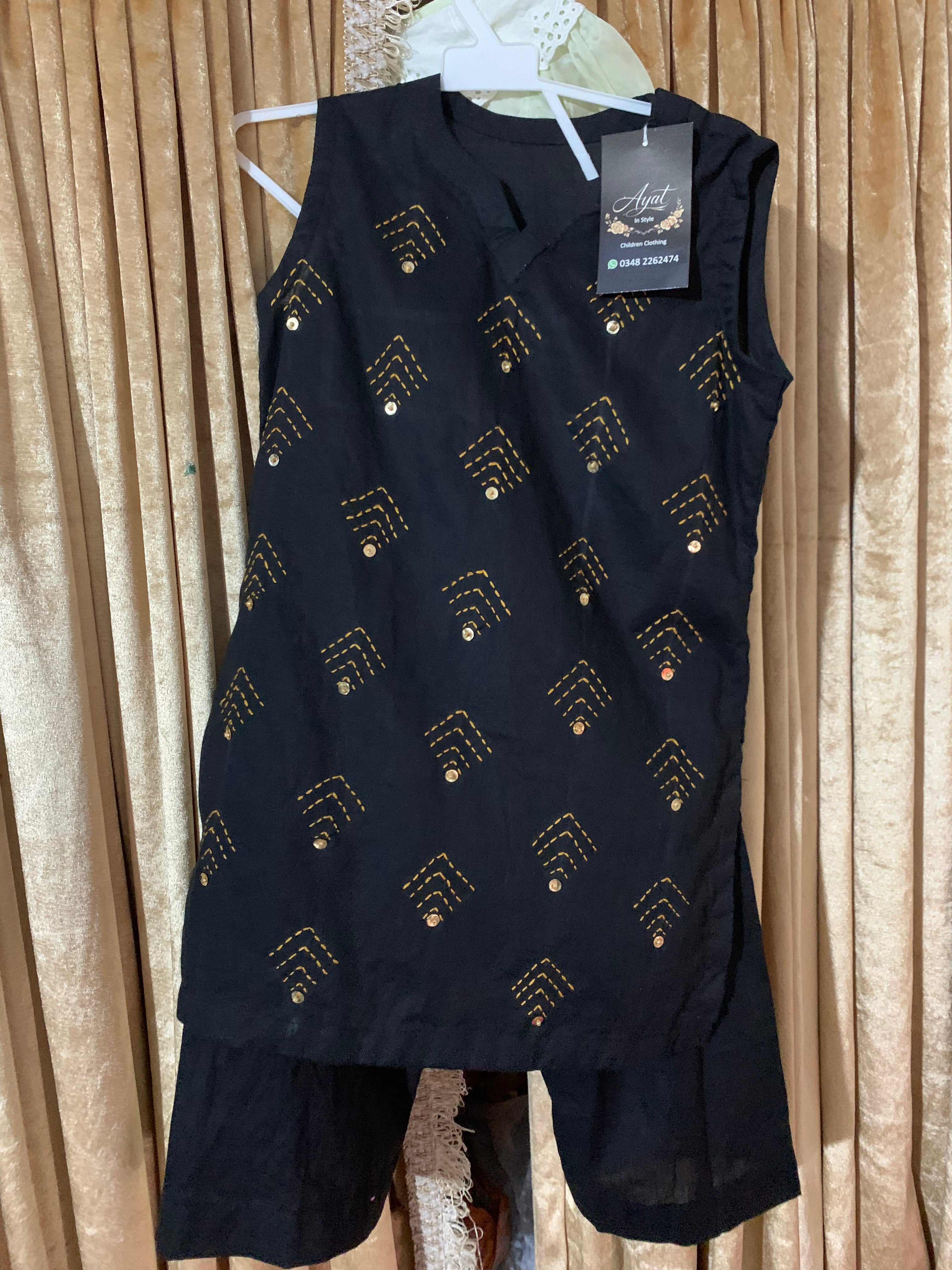 Black Kids Dress – 1 to 3 Years | Ayat Style